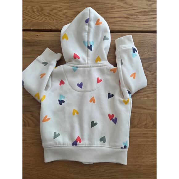 Primary Heart Print Hooded Jacket - Picture 5 of 5
